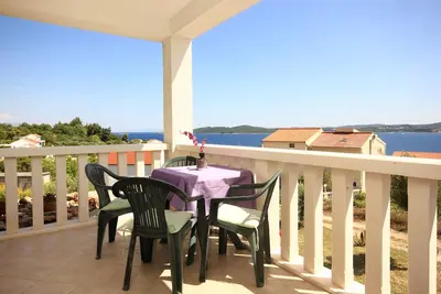 Image de Appartement d'une chambre avec la terrasse et la vue sur le mer Kuciste - Perna, Peljesac (A-10161-b)