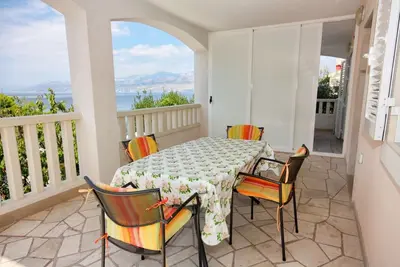 Image de Appartement d'une chambre prés de la plage Postira, Brac (A-5152-b)