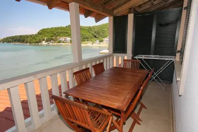 Image de Appartement de deux chambres prés de la plage Kampor, Rab (A-3213-f)