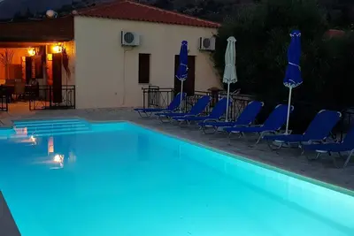 Près d'Almyrida ☀️ Pas d'escaliers! ☀️ Piscine privée fermée pour la sécurité des enfants WiFi WiFi gratuit
