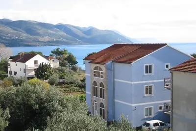 Image de Appartement d'une chambre avec le balcon et la vue sur le mer Orebic, Peljesac (A-643-a)