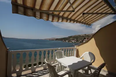 Image de Appartement de deux chambres prés de la plage Metajna, Pag (A-6497-f)
