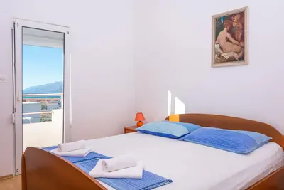 Image de Appartement de deux chambres avec le balcon et la vue sur le mer Razanac, Zadar (A-6919-a)
