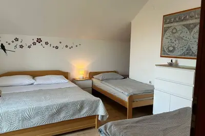 Image de Appartement d'une chambre avec le balcon et la vue sur le mer Vrsi - Mulo, Zadar (A-3276-a)