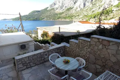 Image de Appartement de deux chambres avec la terrasse et la vue sur le mer Drasnice, Makarska (A-5265-a)