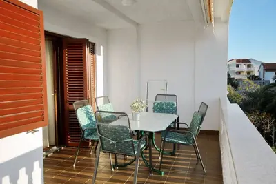 Image de Appartement de deux chambres avec la terrasse et la vue sur le mer Zadar - Diklo, Zadar (A-5913-a)
