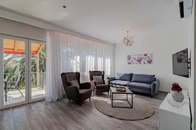 Image de Appartement d'une chambre avec la terrasse et la vue sur le mer Orebic, Peljesac (A-646-a)