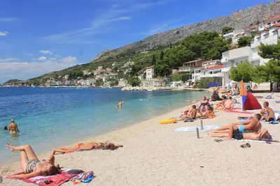 Image de Appartement d'une chambre avec le balcon et la vue sur le mer Sumpetar, Omis (A-11798-b)