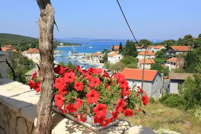 Image de Appartement d'une chambre avec la terrasse et la vue sur le mer Zman, Dugi otok (A-887-c)