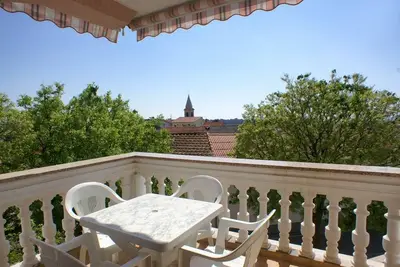 Image de Appartement de deux chambres avec la terrasse et la vue sur le mer Novalja, Pag (A-212-a)