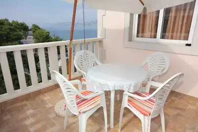 Image de Appartement d'une chambre prés de la plage Postira, Brac (A-705-d)