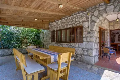 Appartement d'une chambre avec la terrasse Punta kriza, Cres (A-867-b)