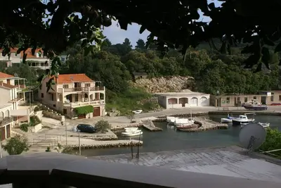 Image de Appartement d'une chambre avec la terrasse et la vue sur le mer Grscica, Korcula (A-4487-b)