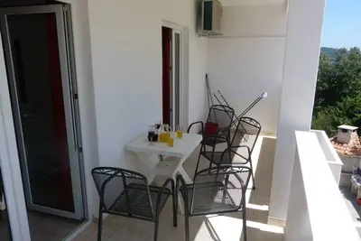 Image de Appartement d'une chambre avec la terrasse et la vue sur le mer Sevid, Trogir (A-6024-e)