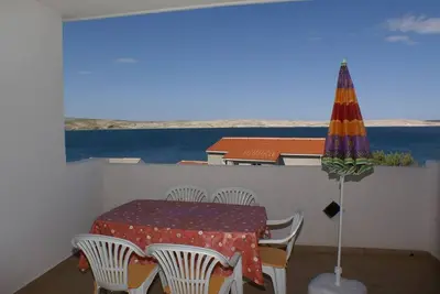 Image de Appartement d'une chambre prés de la plage Kustici, Pag (A-4087-f)