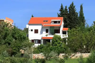 Appartement de deux chambres avec la terrasse et la vue sur le mer Stari Grad, Hvar (A-4015-a)