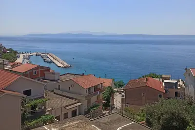 Image de Appartement d'une chambre avec la terrasse et la vue sur le mer Podgora, Makarska (A-2593-c)