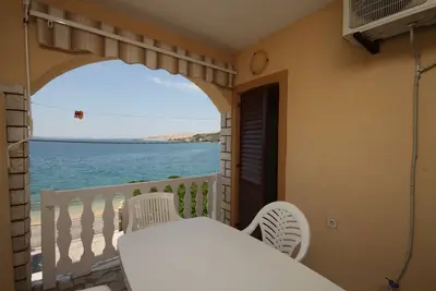 Image de Appartement de deux chambres prés de la plage Metajna, Pag (A-6497-d)