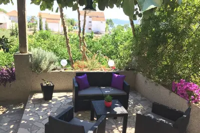 Image de Appartement de deux chambres avec la terrasse Orebic, Peljesac (A-11450-a)