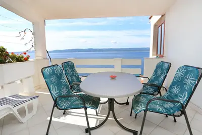 Image de Appartement d'une chambre prés de la plage Pisak, Omis (A-1014-d)
