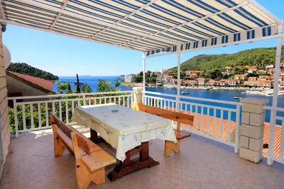 Image de Appartement de trois chambres prés de la plage Brna, Korcula (A-147-d)