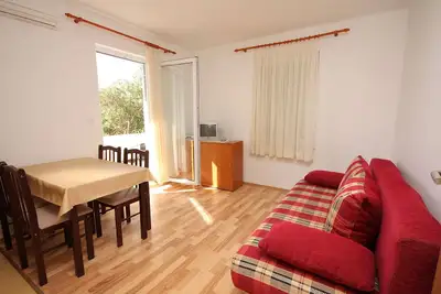 Appartement d'une chambre avec le balcon Banjol, Rab (A-4956-a)