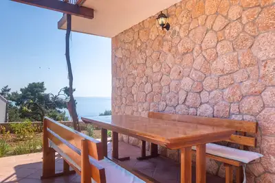 Image de Appartement de deux chambres avec la terrasse et la vue sur le mer Sveta Nedilja, Hvar (A-4049-b)