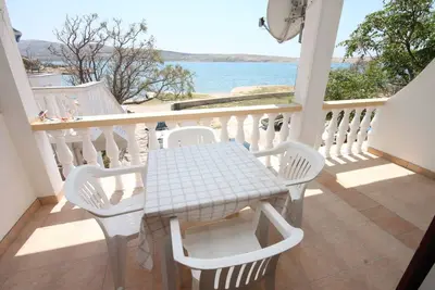 Image de Appartement de deux chambres prés de la plage Kustici, Pag (A-6355-d)