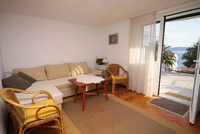 Image de Appartement d'une chambre avec la terrasse et la vue sur le mer Igrane, Makarska (A-5266-b)