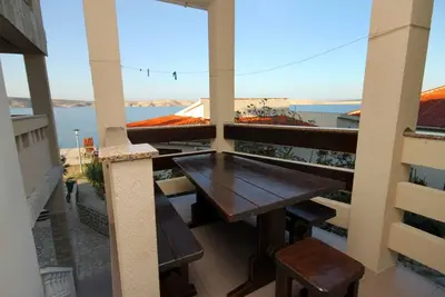 Image de Appartement de deux chambres prés de la plage Kustici, Pag (A-9381-c)
