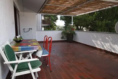 Image de Appartement de deux chambres avec la terrasse et la vue sur le mer Makarska (A-6691-a)