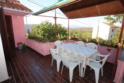 Image de Appartement de deux chambres avec la terrasse Stivan, Cres (A-382-a)