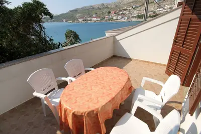 Image de Appartement d'une chambre prés de la plage Metajna, Pag (A-6465-b)