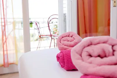 Image de Appartement de deux chambres avec le balcon et la vue sur le mer Podgora, Makarska (A-6671-a)