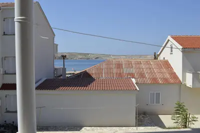 Image de Appartement de deux chambres avec la terrasse et la vue sur le mer Kustici, Pag (A-6408-a)