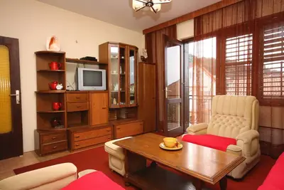 Image de Appartement de deux chambres avec le balcon et la vue sur le mer Podgora, Makarska (A-6082-b)