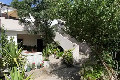 Image de Appartement de deux chambres avec air conditionné Mandre, Pag (A-4105-a)