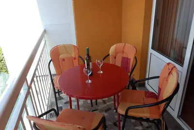 Image de Appartement d'une chambre avec le balcon et la vue sur le mer Gradac, Makarska (A-13681-a)