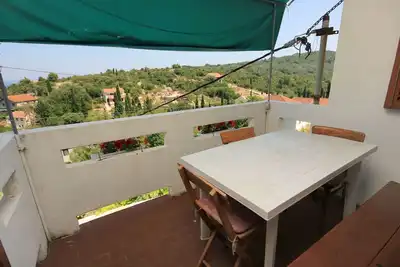 Image de Appartement de deux chambres avec la terrasse et la vue sur le mer Zman, Dugi otok (A-887-a)