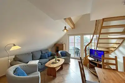 Haus Rügen wave - Apt 04. 1. Étage avec balcon - W: Haus Rügenwelle avec 4 appartements confortables