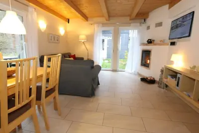 Maison jumelée n ° 54d avec terrasse - W: Maisons de plage sur le chemin des dunes 54h - h avec terrasse / balcon