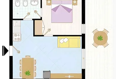 Image de Appartement de vacances avec climatisation et balcon