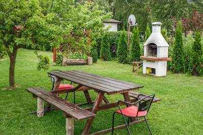 Image de Belle maison à Nowe Warpno avec cuisine