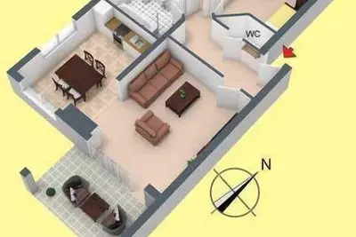 Image de Appartement de trois pièces de type S6 avec vue sur la mer - d) Strandstraße 24