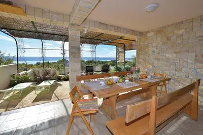 Image de Superbe maison à Maslenica avec cuisine