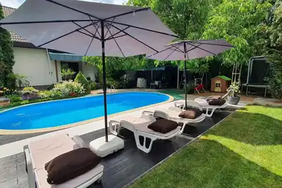 Image de Maison de vacances avec grande piscine