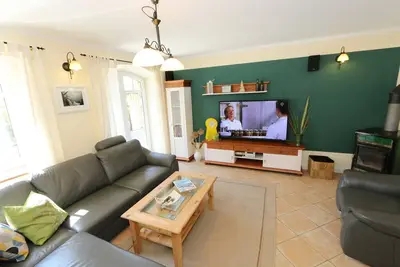 Image de Appartement Lütt Matten 01 avec terrasse sud / ouest - Os: Immeuble Lütt Matten avec 3 appartements