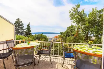 Image de Appartement de vacances avec balcon et vue sur la mer