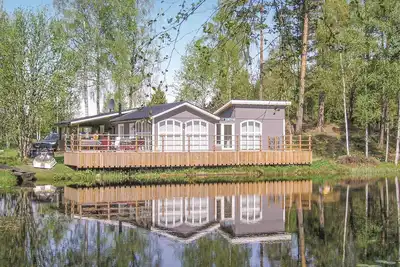 Image de Belle maison Ă Ryssby avec sauna