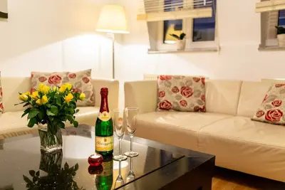 City Apart Dresden Apartment 4 - Appartement 1 pièce n ° 4, environ 41 m², 4 pers. Étage, 1 salon / chambre à coucher,